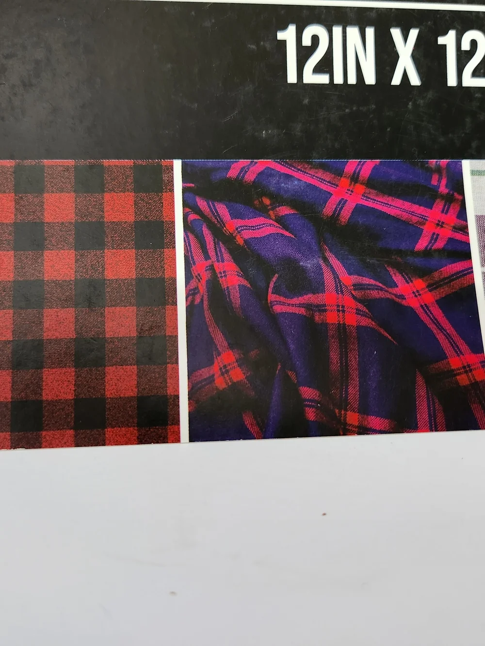 Mad for Plaid 12in x 12in Designer Paper - Red, Green, Black, White